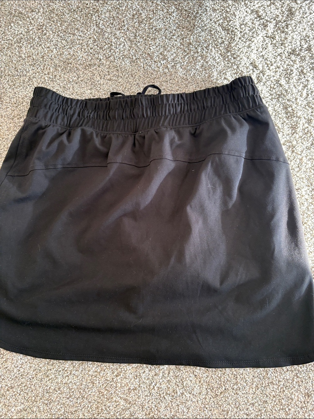 Rachel Zoe Black Mini Skirt with Drawstring Waist size medium